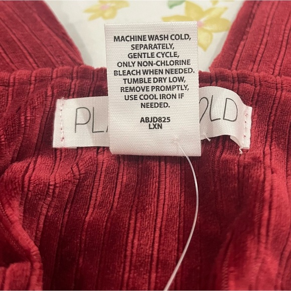 Overall Dress; pomegranate color; women’s medium; Planet Gold - Picture 4 of 4